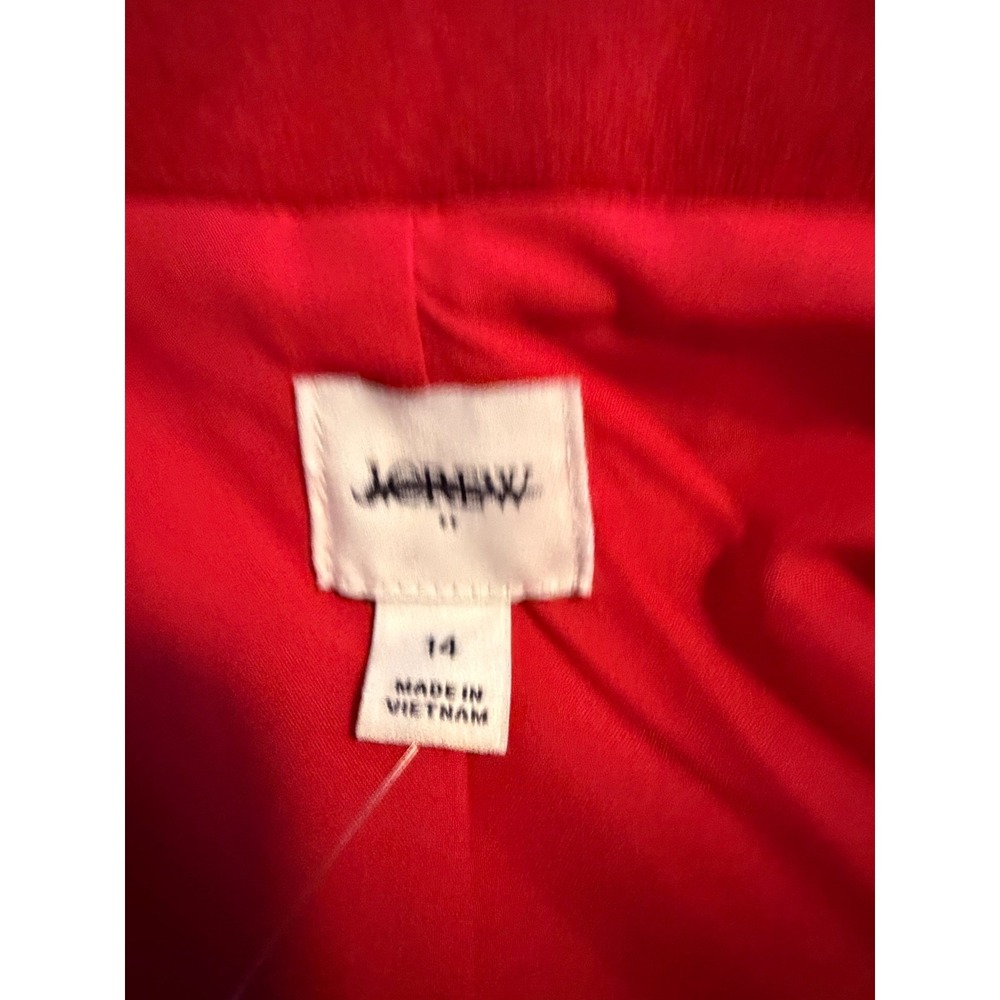 J.Crew City Coat with Button Neck in Classic Cardinal Red Wool Knit 14 - Picture 6 of 11